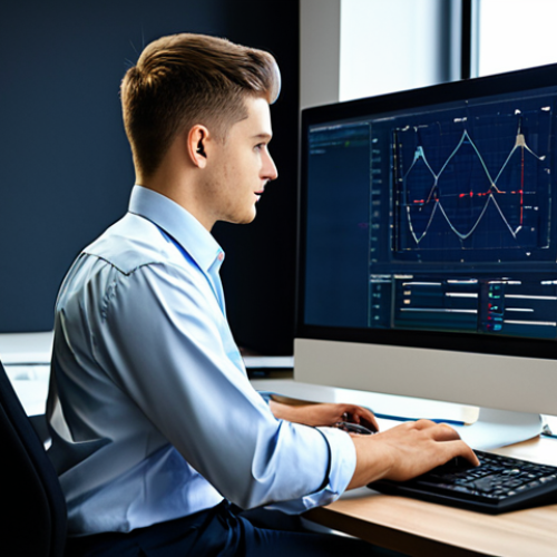 Home 18 **
"A young IT professional, fully clothed in a modest business casual outfit (dress shirt and slacks), working at a computer in a modern startup office environment. Network security diagrams are visible on the screen. Safe for work, appropriate content, perfect anatomy, correct proportions, well-formed hands, professional, family-friendly."
**