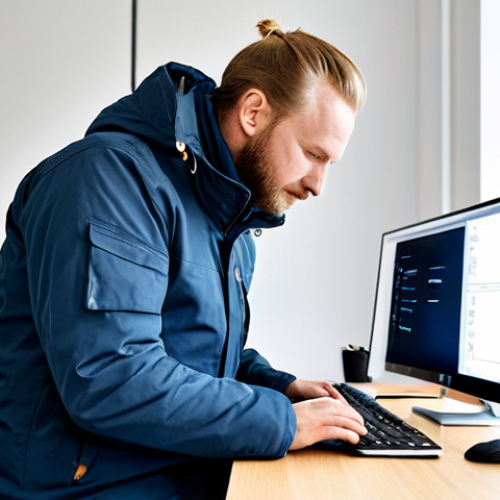 Home 15 정보기기운용 실기 시험에서 점수를 올리는 비결 - IT Support at a Modern Swedish Office**
"A friendly IT support technician, fully clothed in profess...
